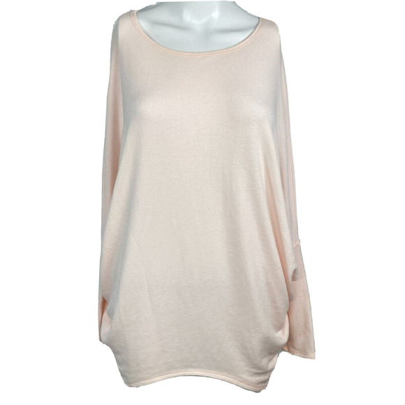 Karlie Tops - Karlie Shirt Womens S Blush Pink Cotton Lightweight Knit Dolman Pullover Top‎